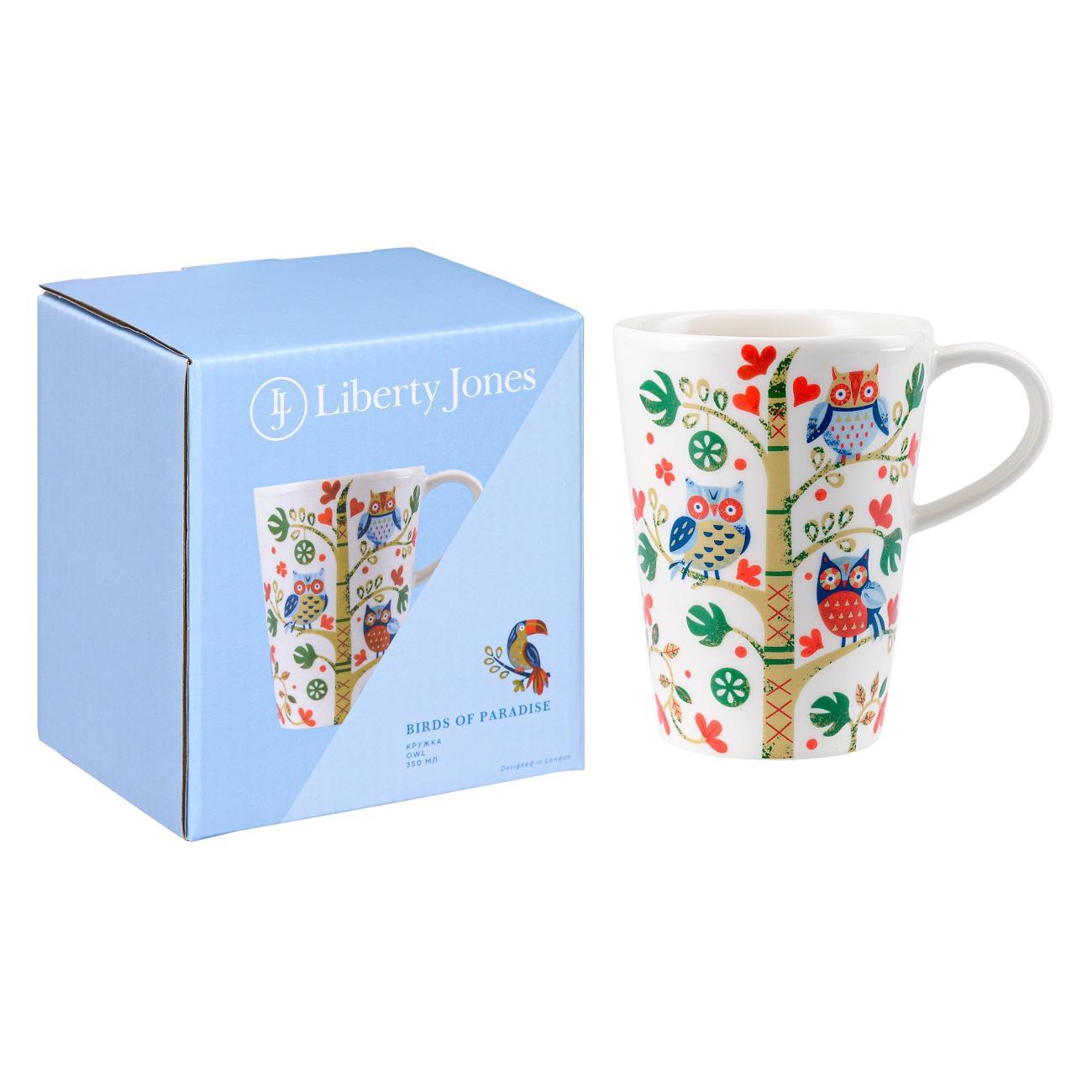 Кружка Liberty Jones Owl из коллекции Birds of Paradise в подарочной упаковке, 350 мл