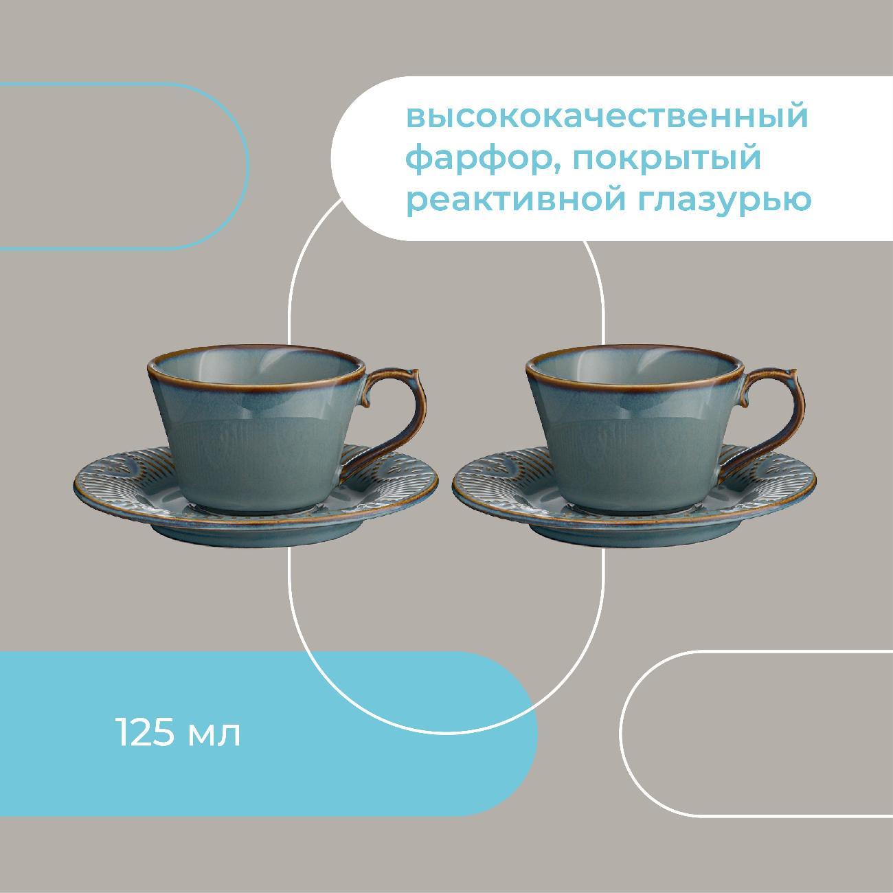 Кружка Liberty Jones кофейных пар Antique, 125 мл, 2 шт.