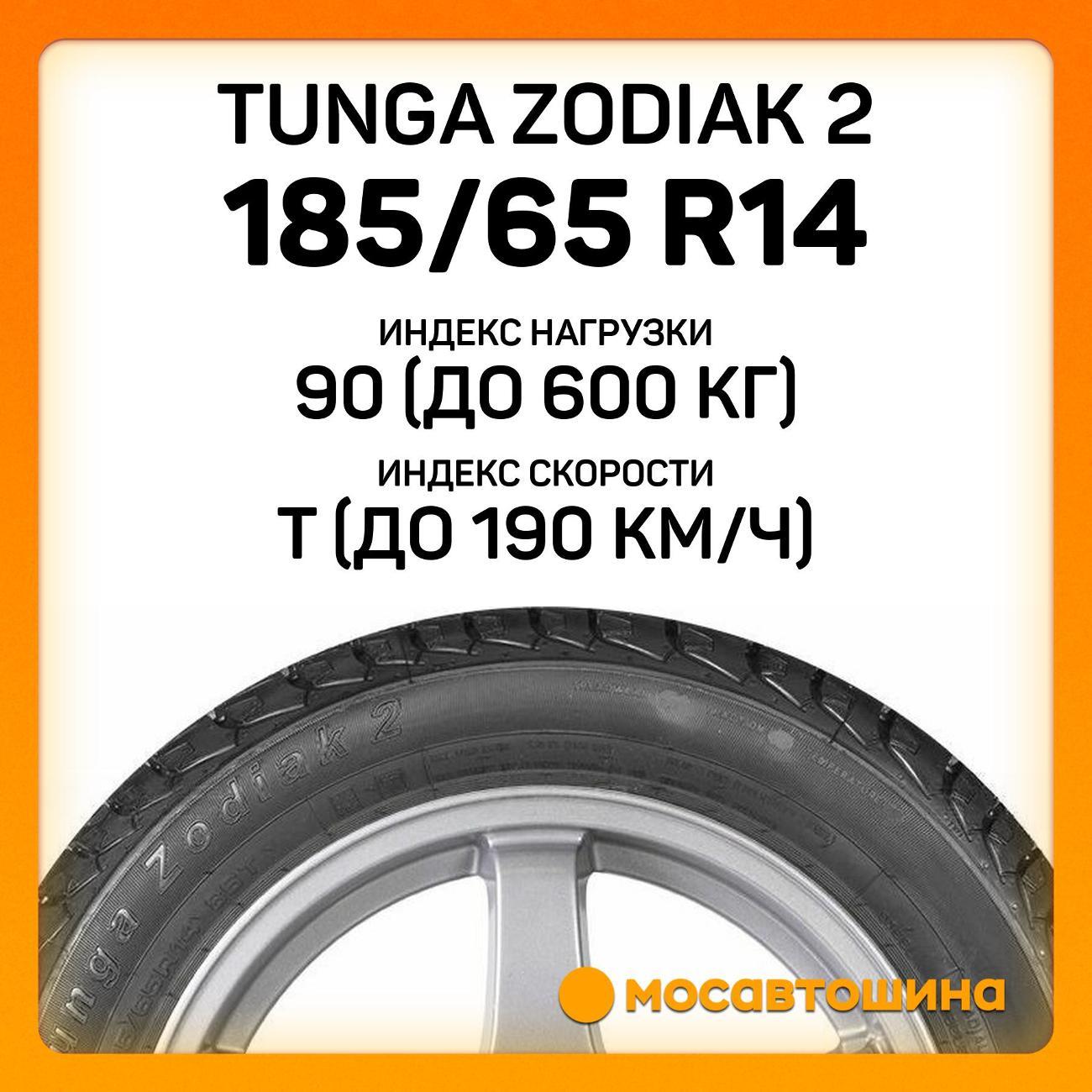 Шина автомобильная Tunga Zodiak 2 185/65 R14 90T
