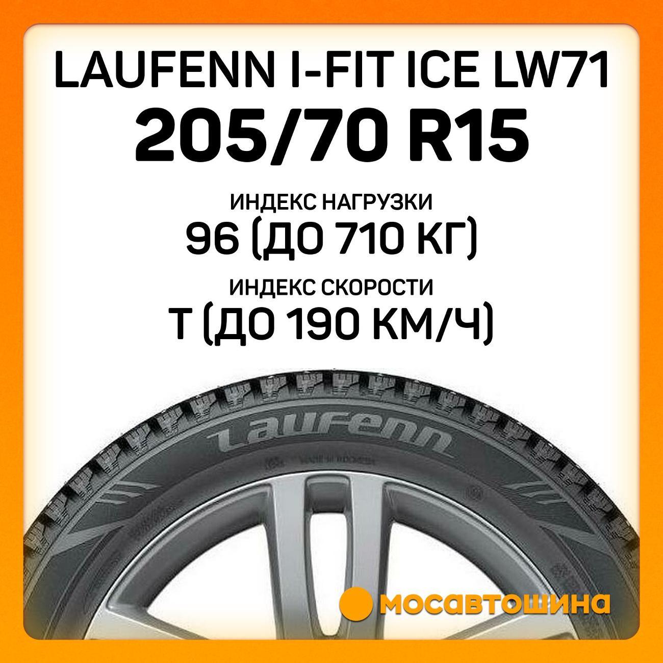 Шина автомобильная Laufenn i-Fit Ice LW71 205/70 R15 96T
