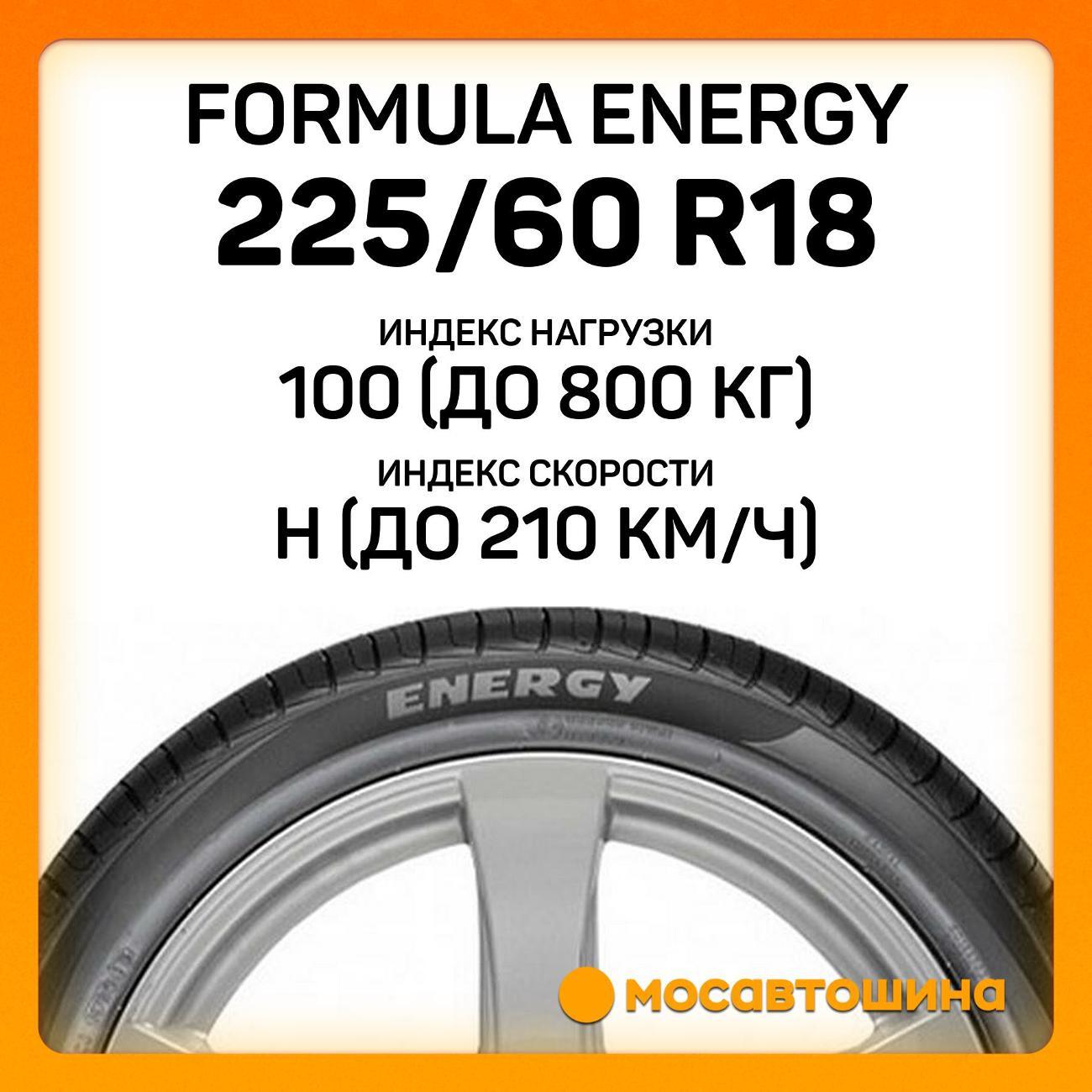 Шина автомобильная Formula Energy 225/60 R18 100H