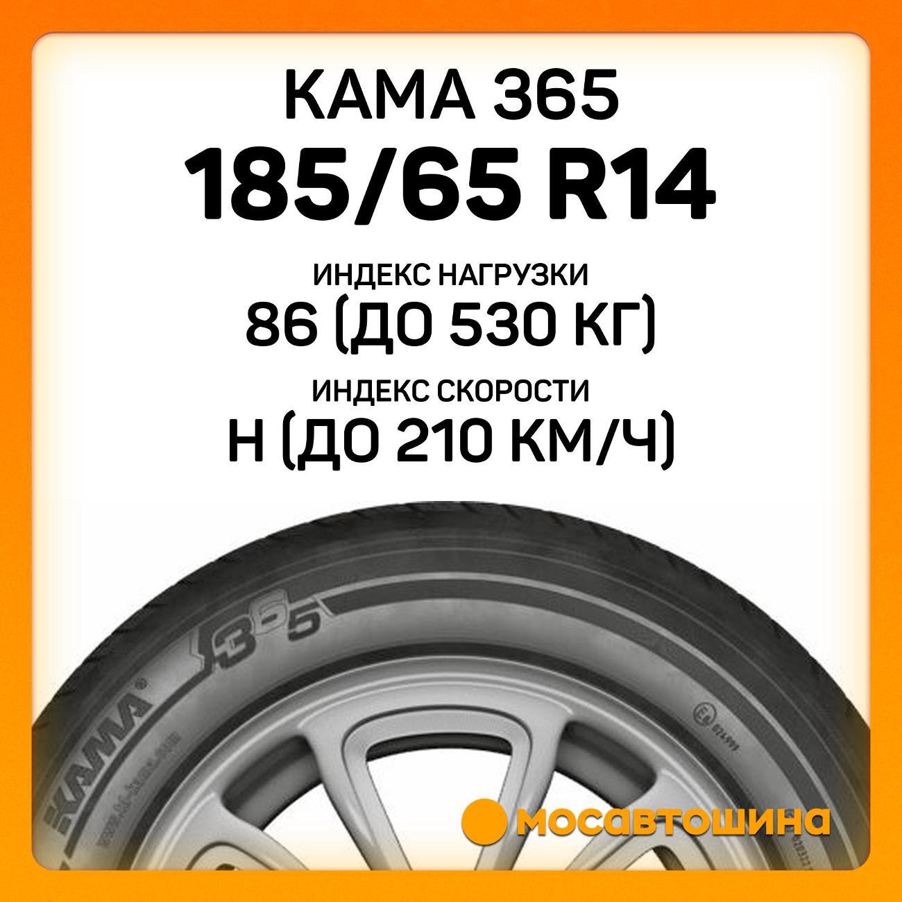 Шина автомобильная Кама 365 (НК-241) 185/65 R14 86H