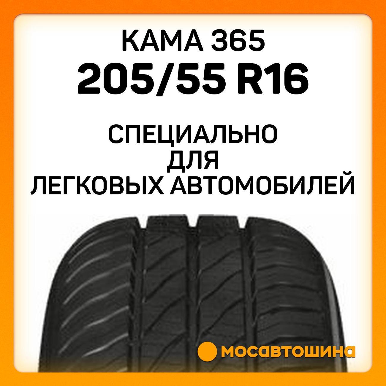 Шина автомобильная Кама 365 (НК-241) 205/55 R16 91H