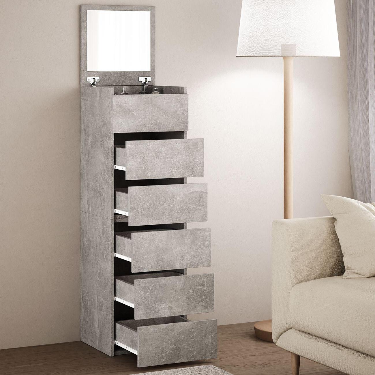 Комод MFMaster Витто-792 бетон