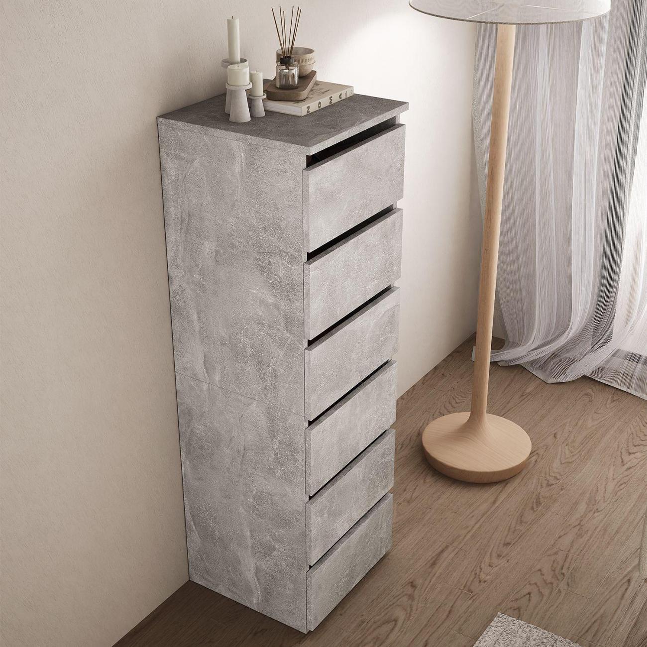 Комод MFMaster Витто-792 бетон