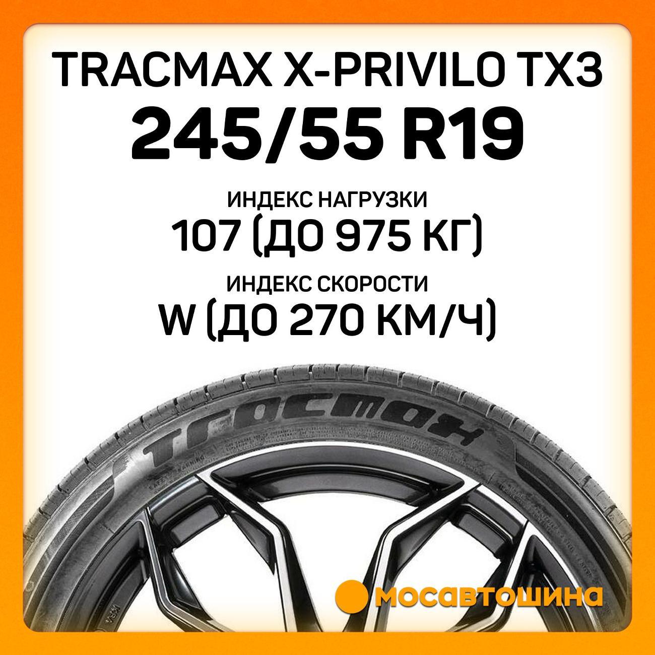 Шина автомобильная Tracmax X-Privilo TX3 245/55 R19 107W XL