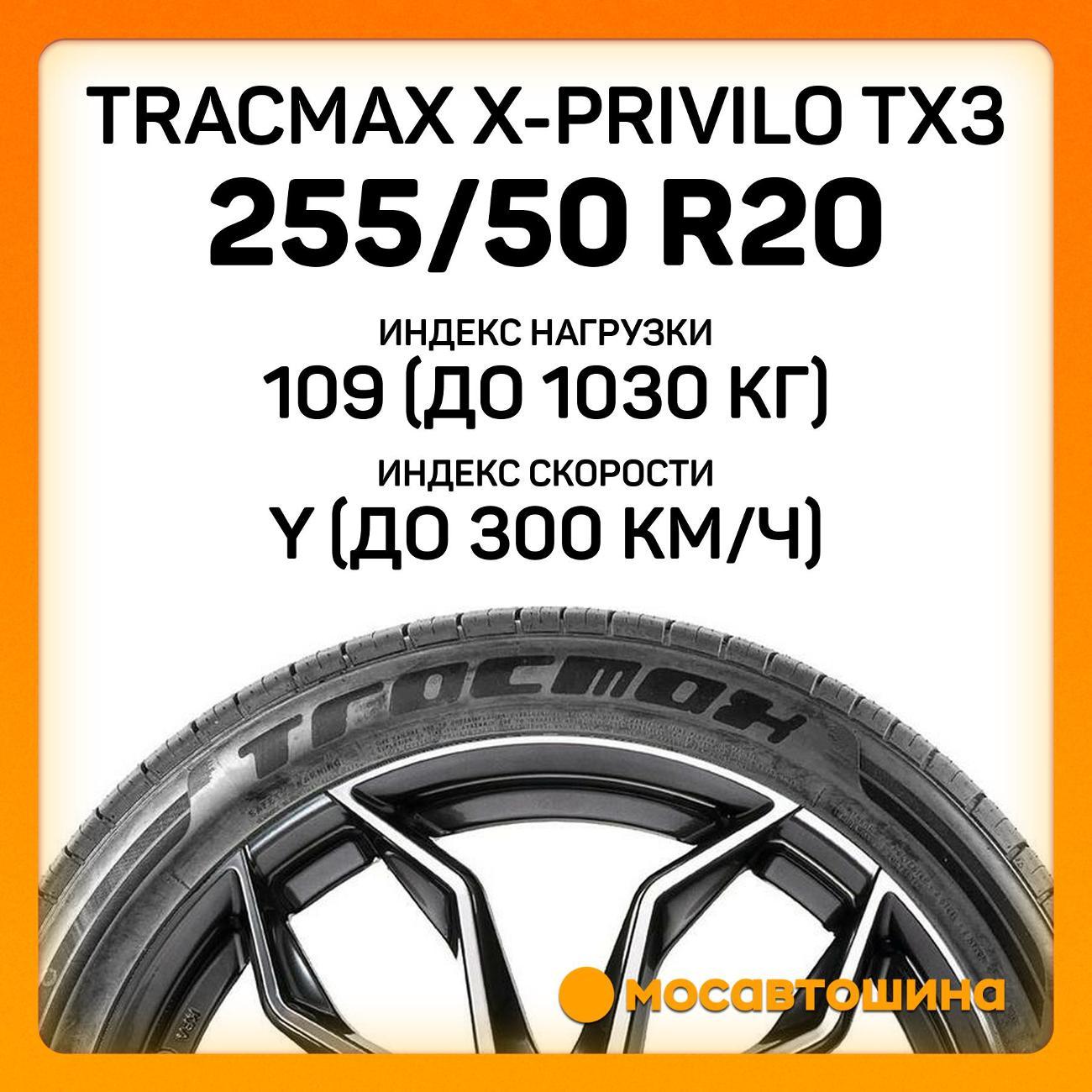 Шина автомобильная Tracmax X-Privilo TX3 255/50 R20 109Y XL