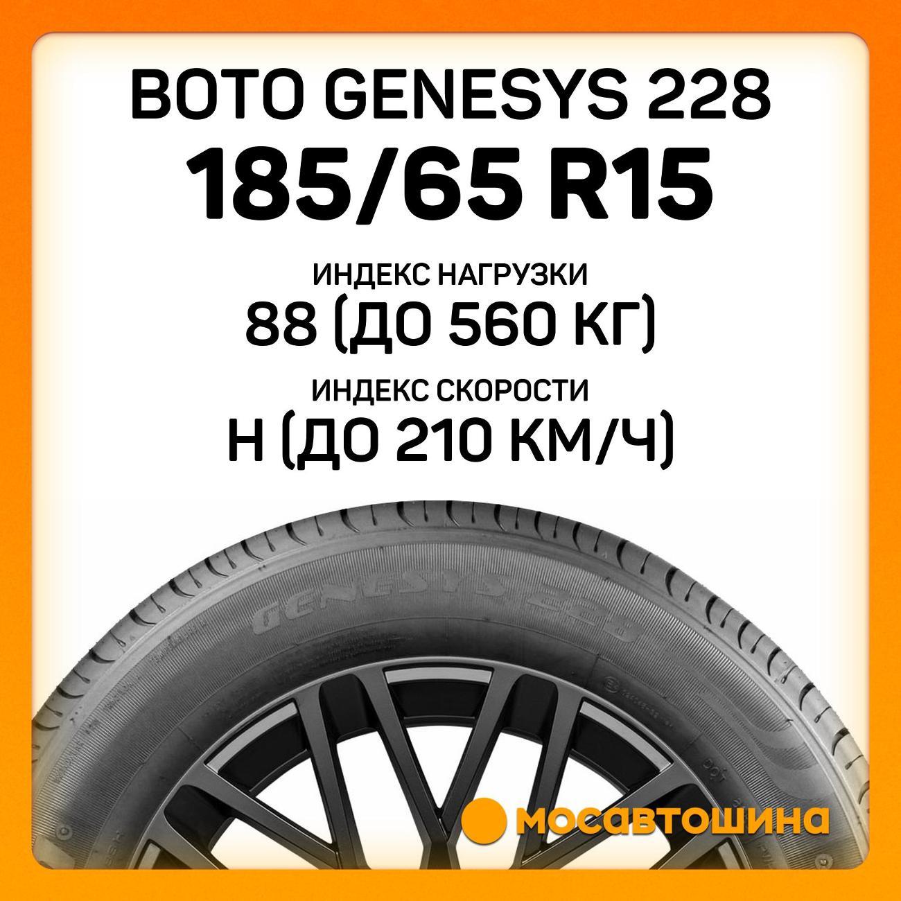 Шина автомобильная Boto Genesys 228 185/65 R15 88H