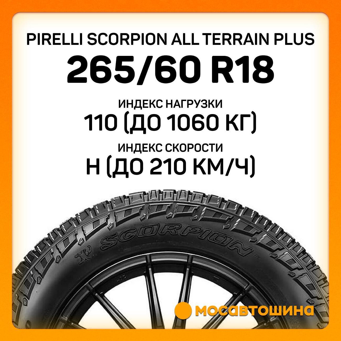 Шина автомобильная Pirelli Scorpion All Terrain Plus