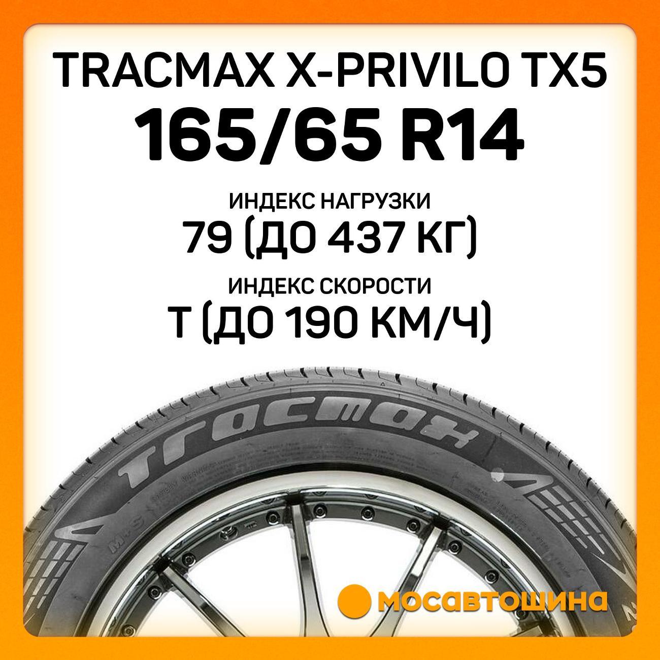Шина автомобильная Tracmax X-Privilo TX5 165/65 R14 79T