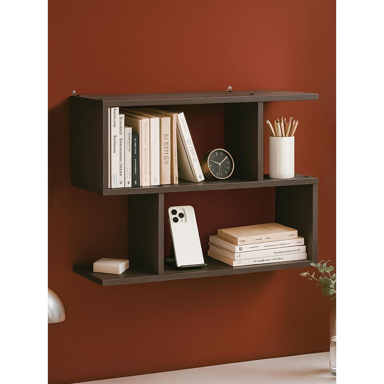 Полка книжная Брин "Прямая" Венге