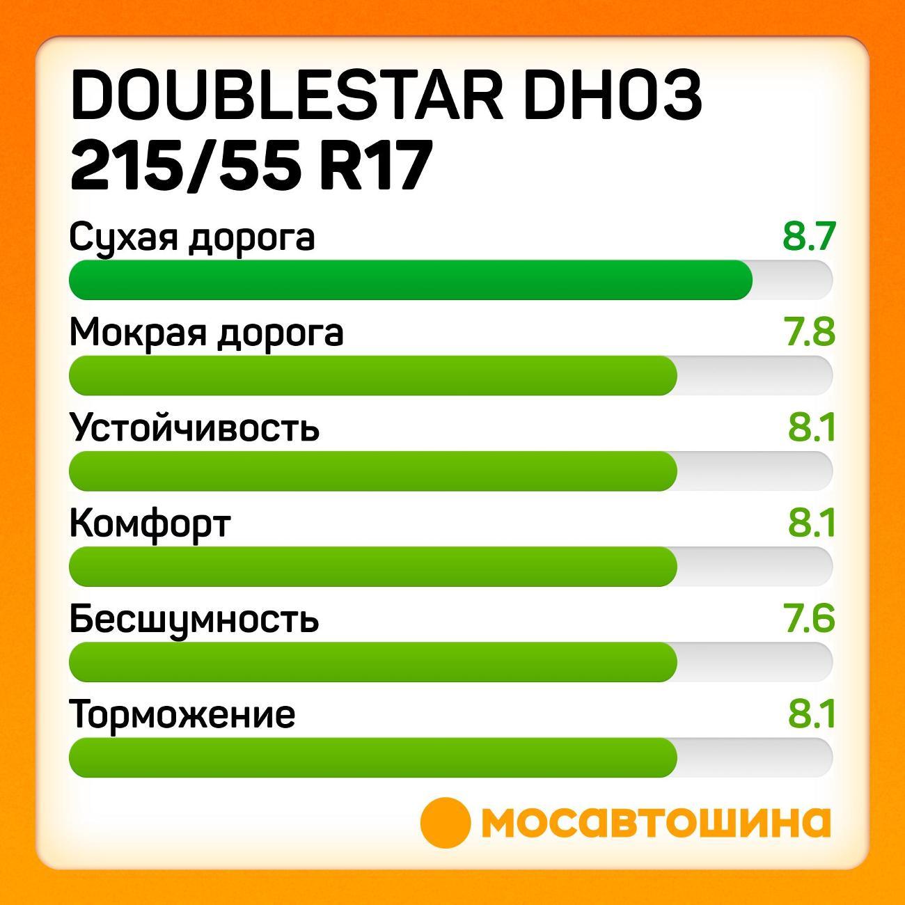 Шина автомобильная Doublestar DH03