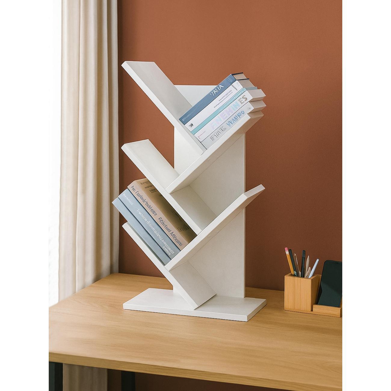 Стеллаж Брин Агния 4 белый