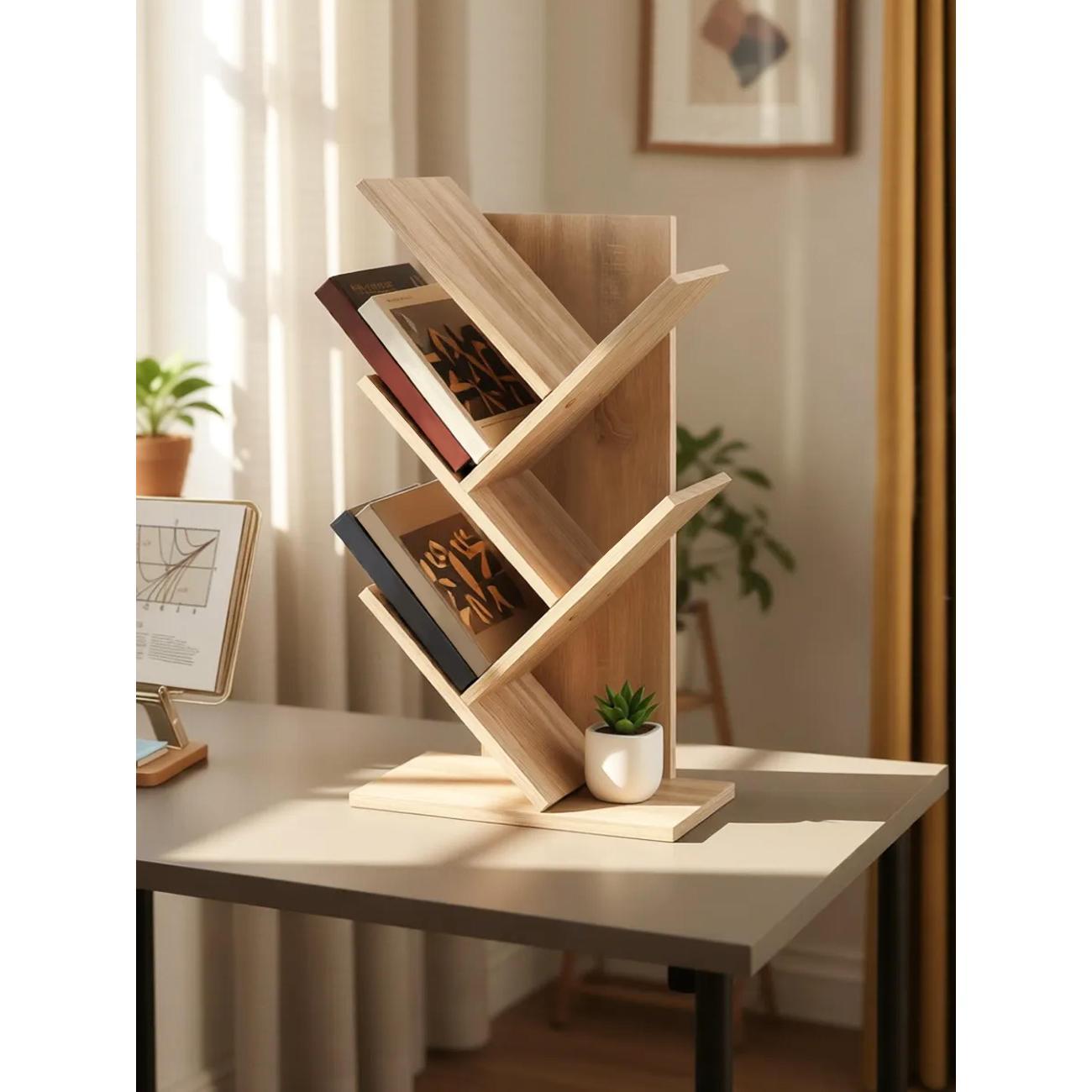 Стеллаж Брин Агния 4 дуб сонома