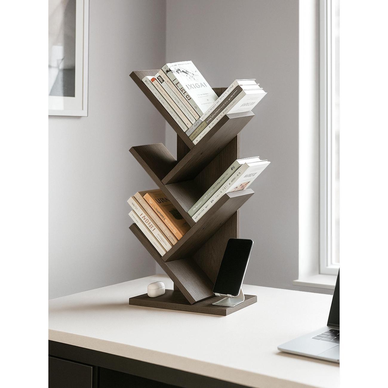 Стеллаж Брин Агния 4 венге