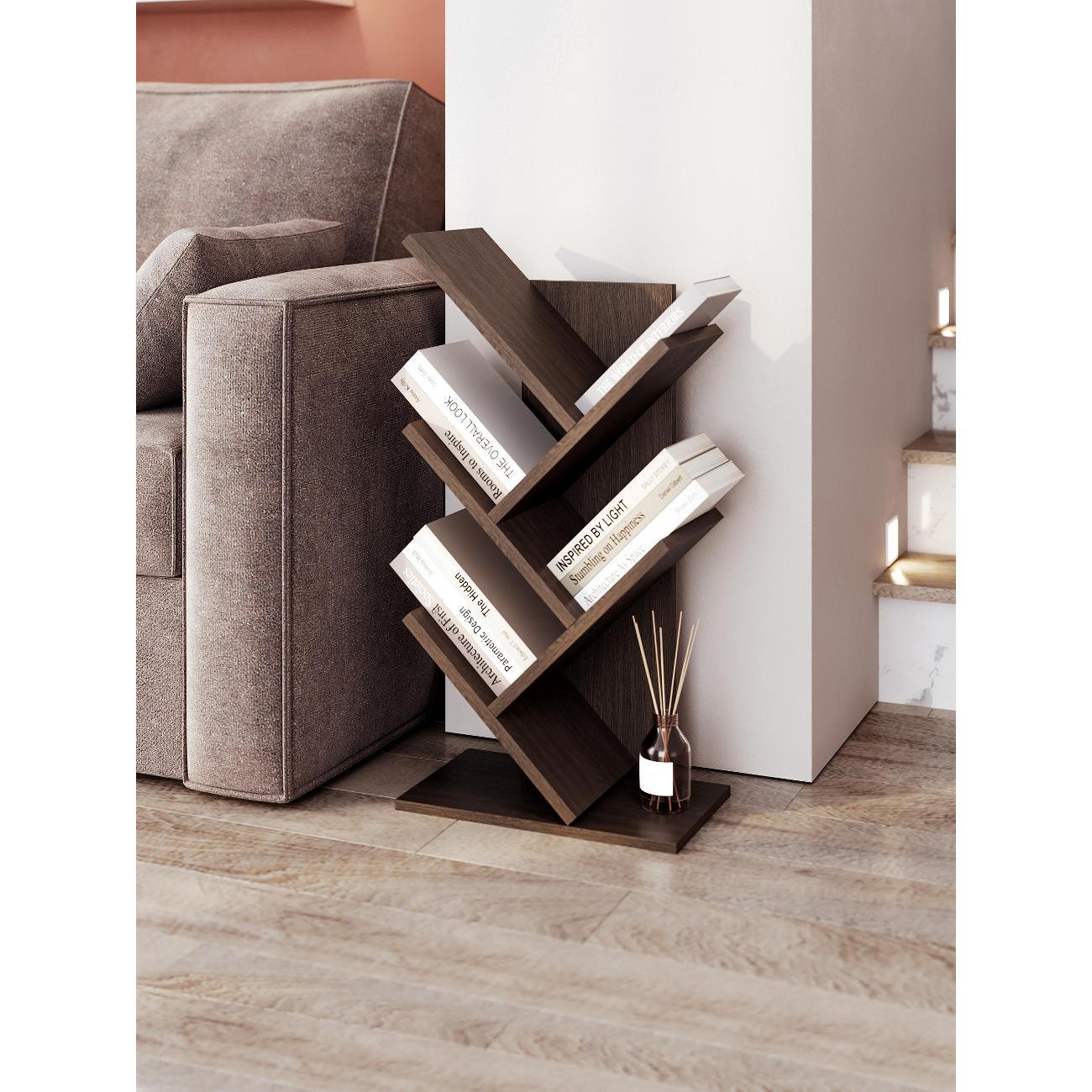 Стеллаж Брин Агния 4 венге