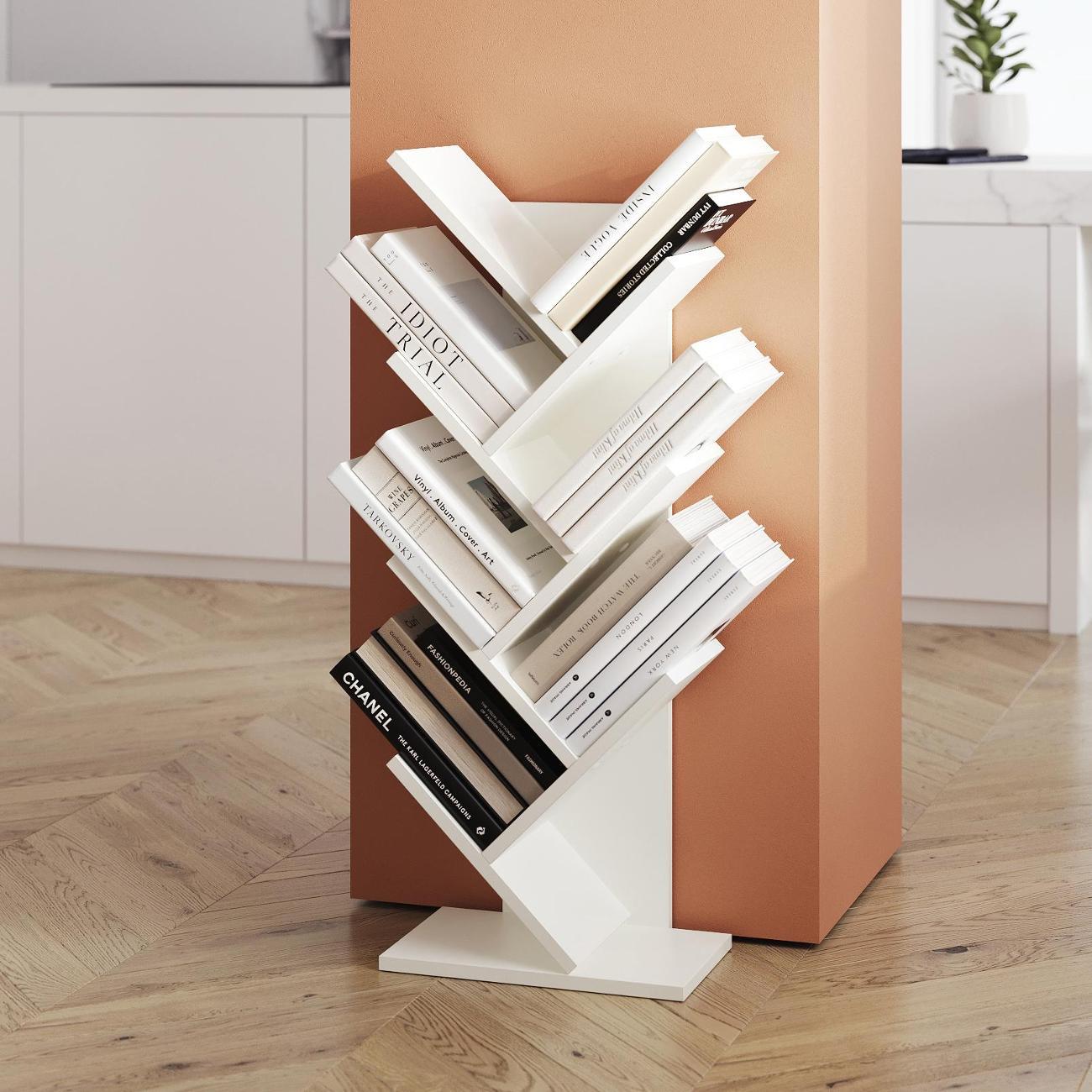 Стеллаж Брин Агния 6 белый