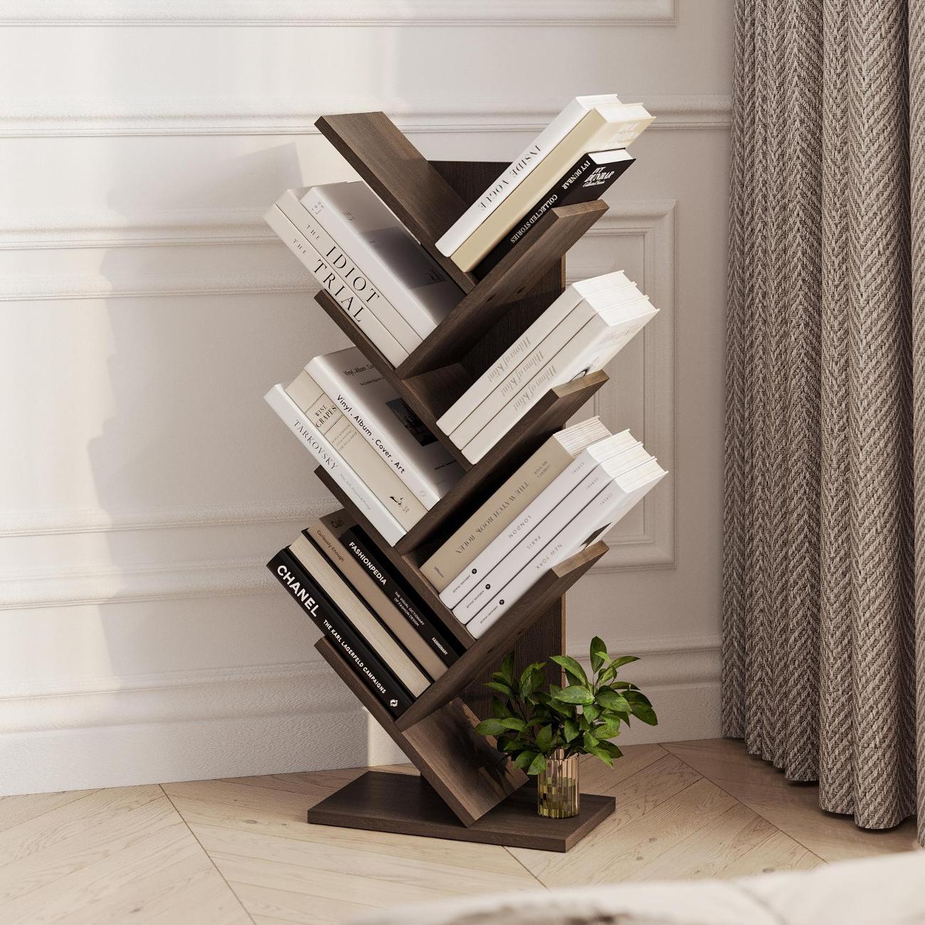 Стеллаж Брин Агния 6 венге