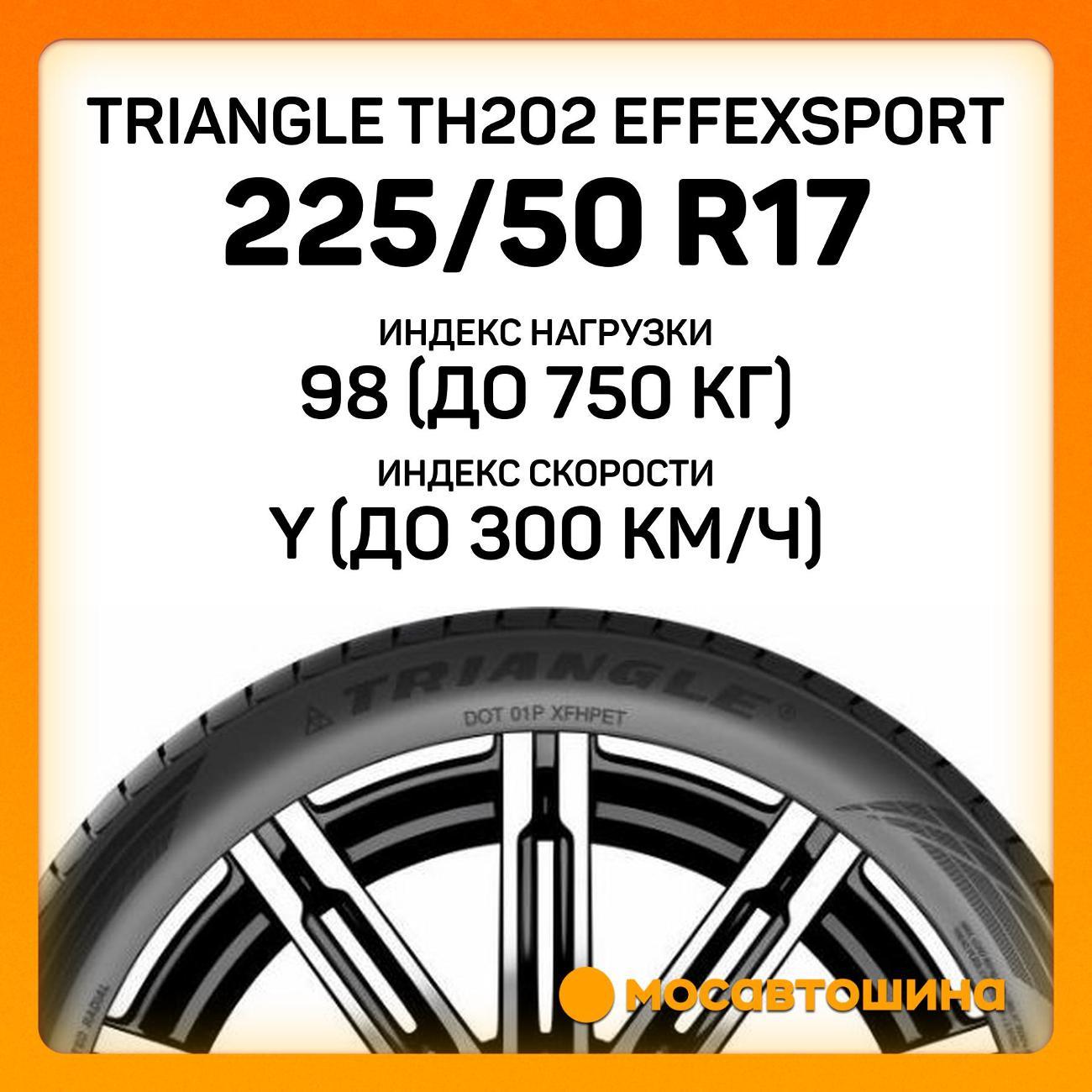 Шина автомобильная TRIANGLE TH202 EffeXSport 225/50 R17 98Y XL