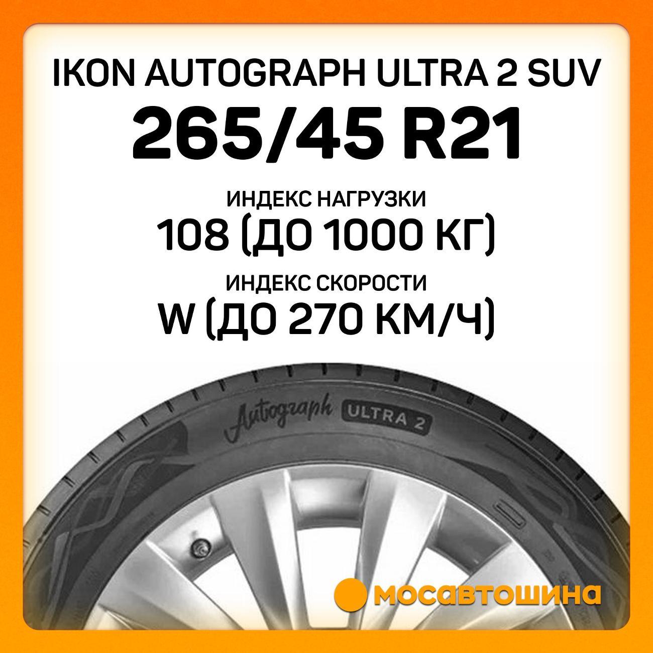 Шина автомобильная Ikon Autograph Ultra 2 SUV