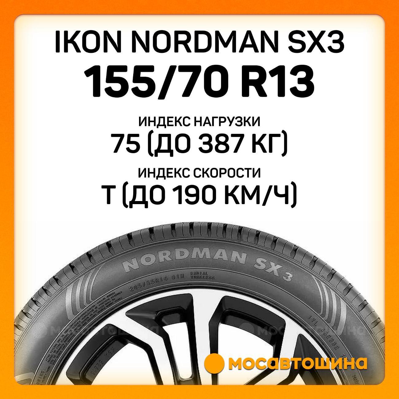 Шина автомобильная Ikon Nordman SX3