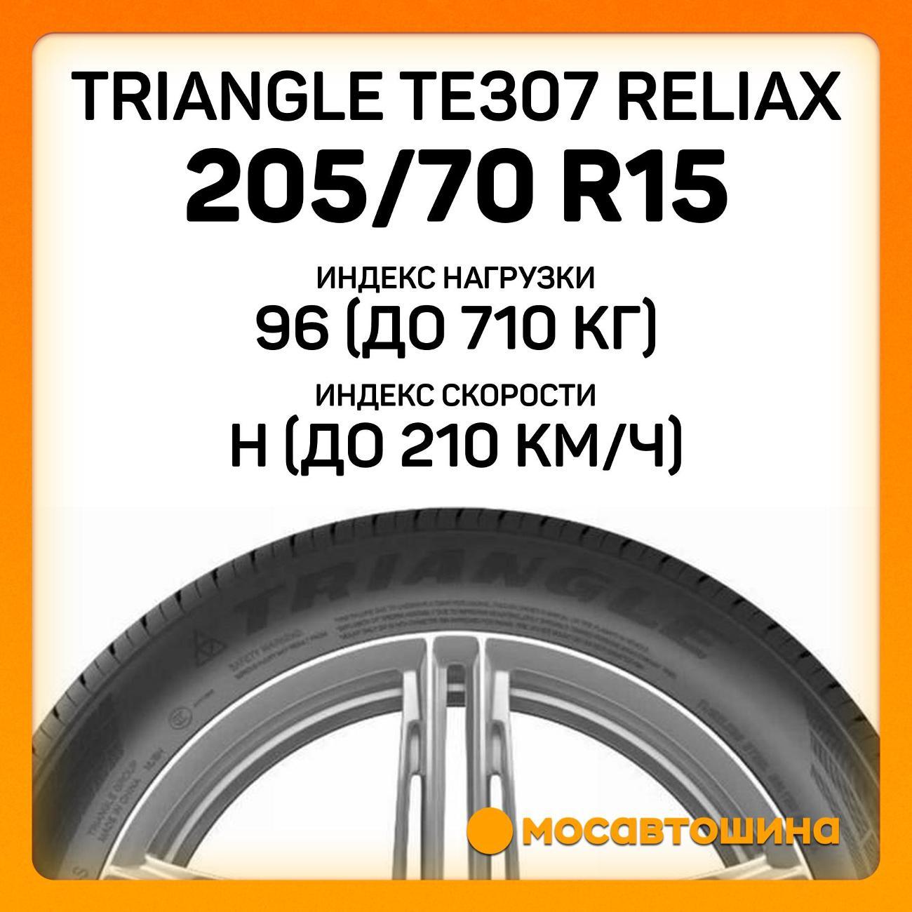 Шина автомобильная TRIANGLE TE307 ReliaX