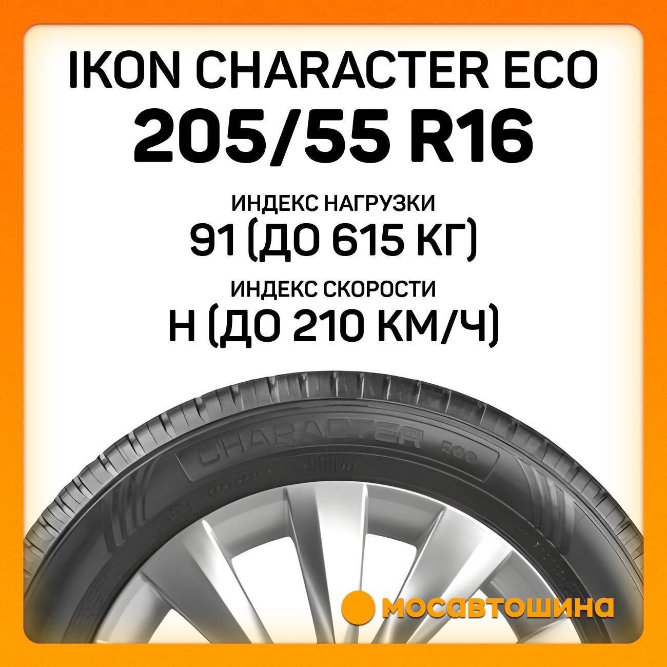 Шина автомобильная Ikon Character Eco 205/55 R16 91H