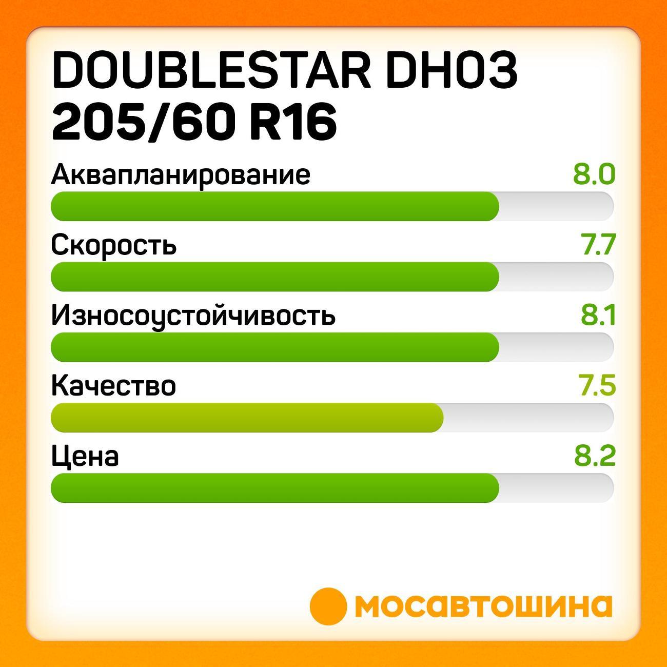 Шина автомобильная Doublestar DH03