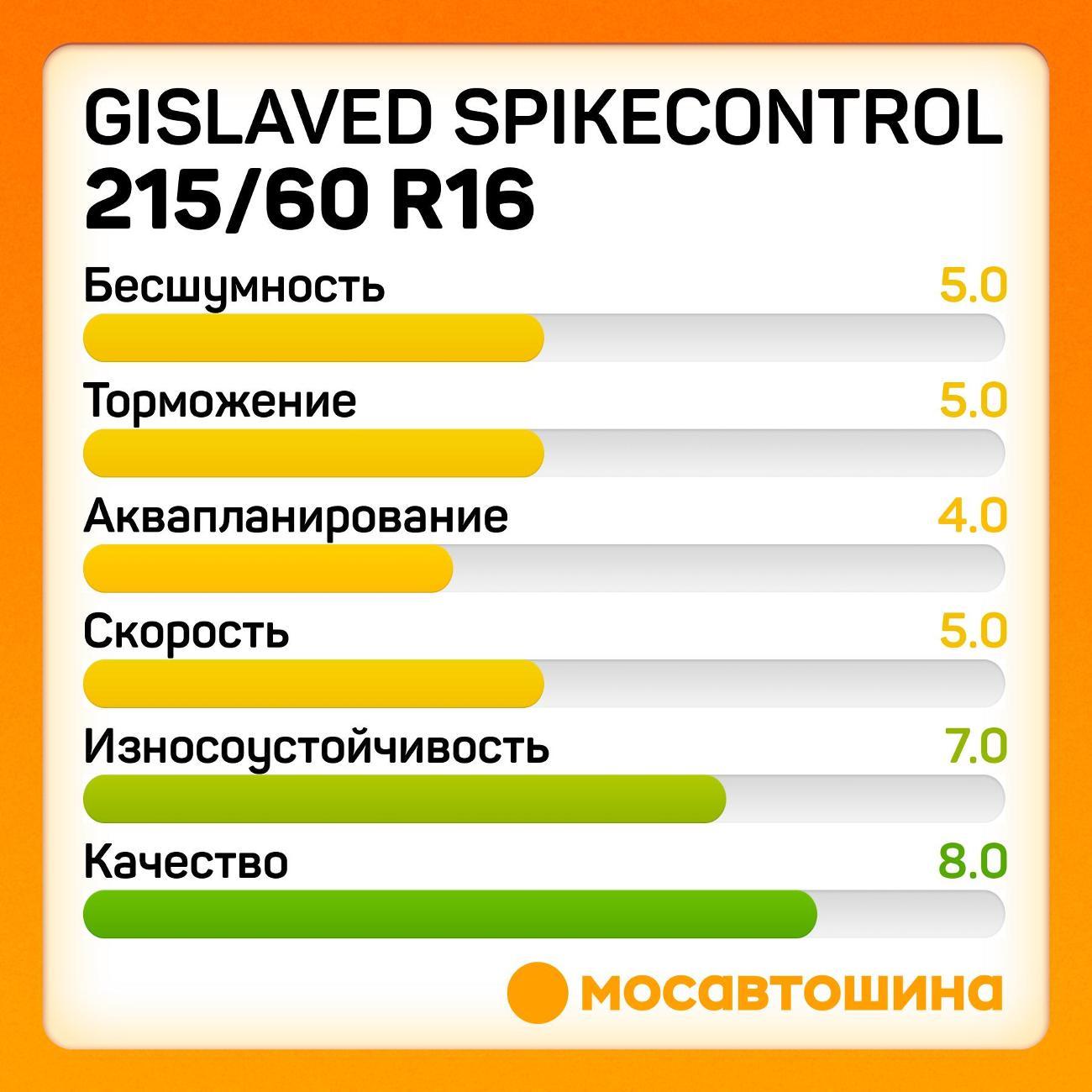 Шина автомобильная Gislaved SpikeControl 215/60 R16 95T