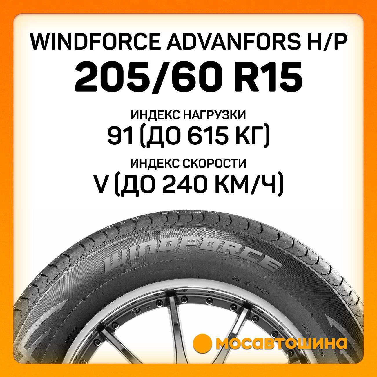 Шина автомобильная Windforce Advanfors H/P 205/60 R15 91V