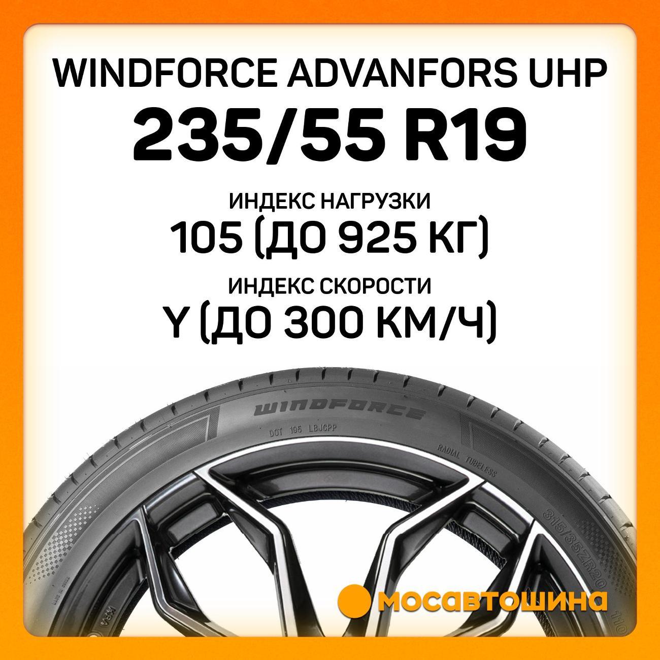 Шина автомобильная Windforce Advanfors UHP 235/55 ZR19 105Y XL