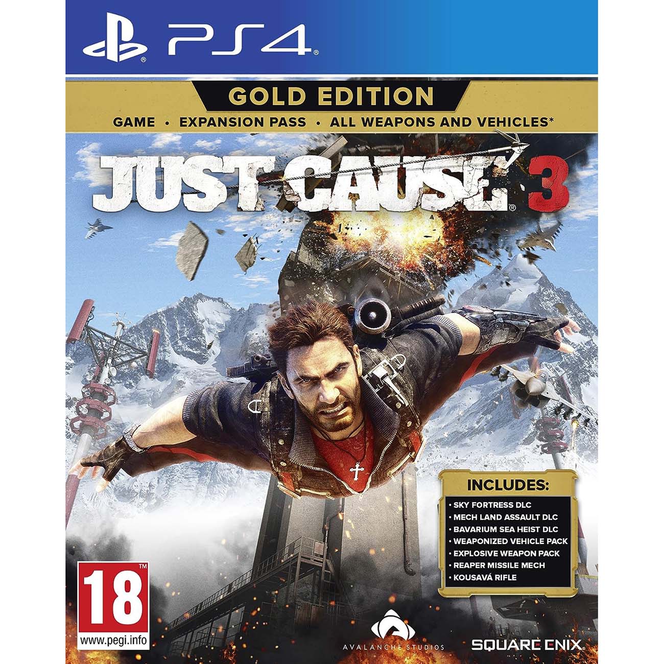 PS4 игра Square Enix Just Cause 3. Gold Edition
