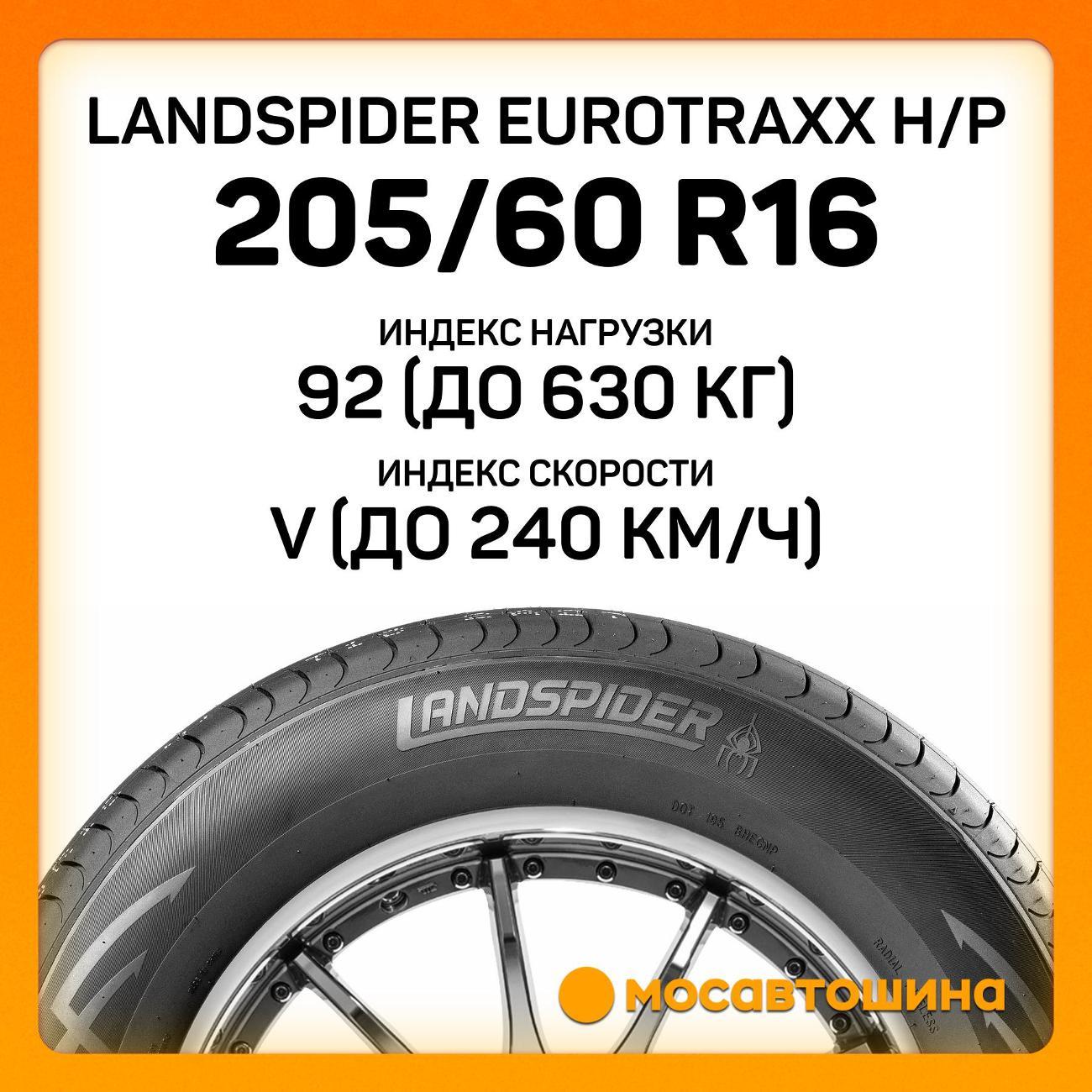 Шина автомобильная Landspider Eurotraxx H/P 205/60 R16 92V