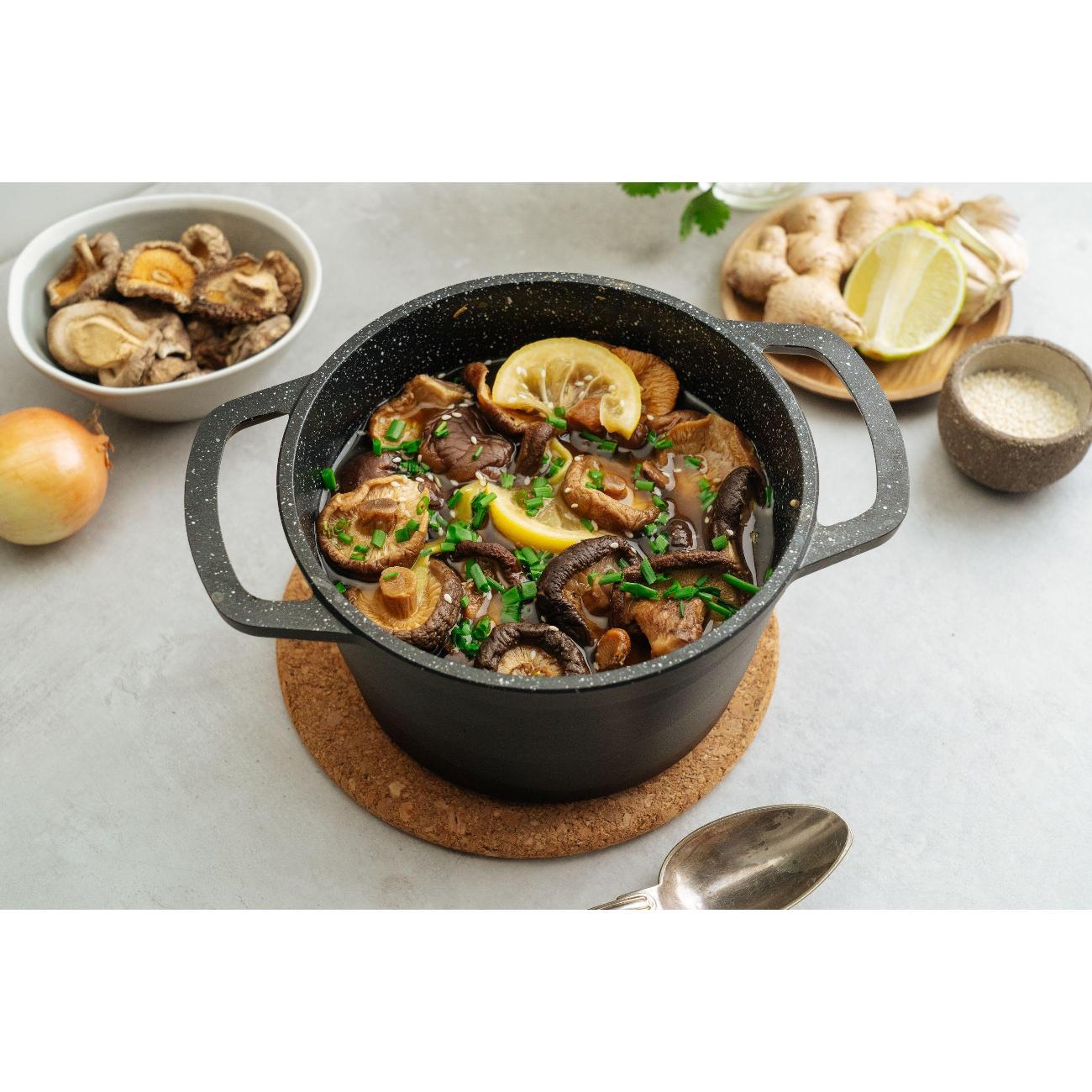 Кастрюля Нева Металл Посуда 1,5 л со стеклянной крышкой каменная