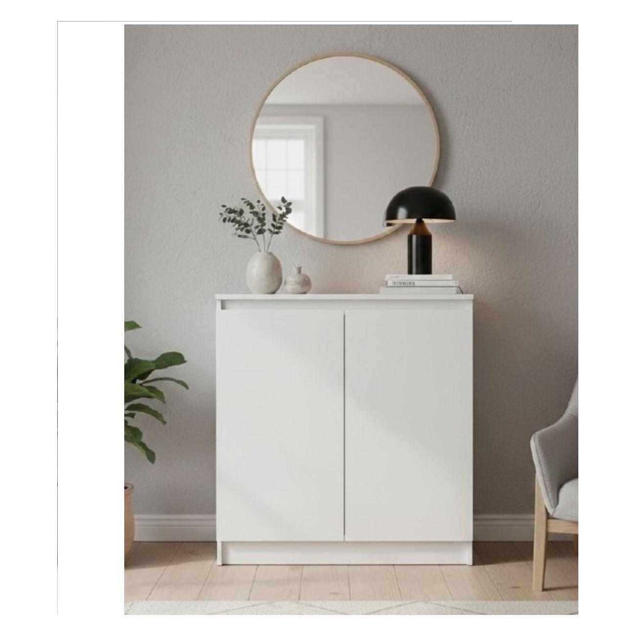 Комод-тумба СМ КМ800-2Д (800х390х900мм), Белый