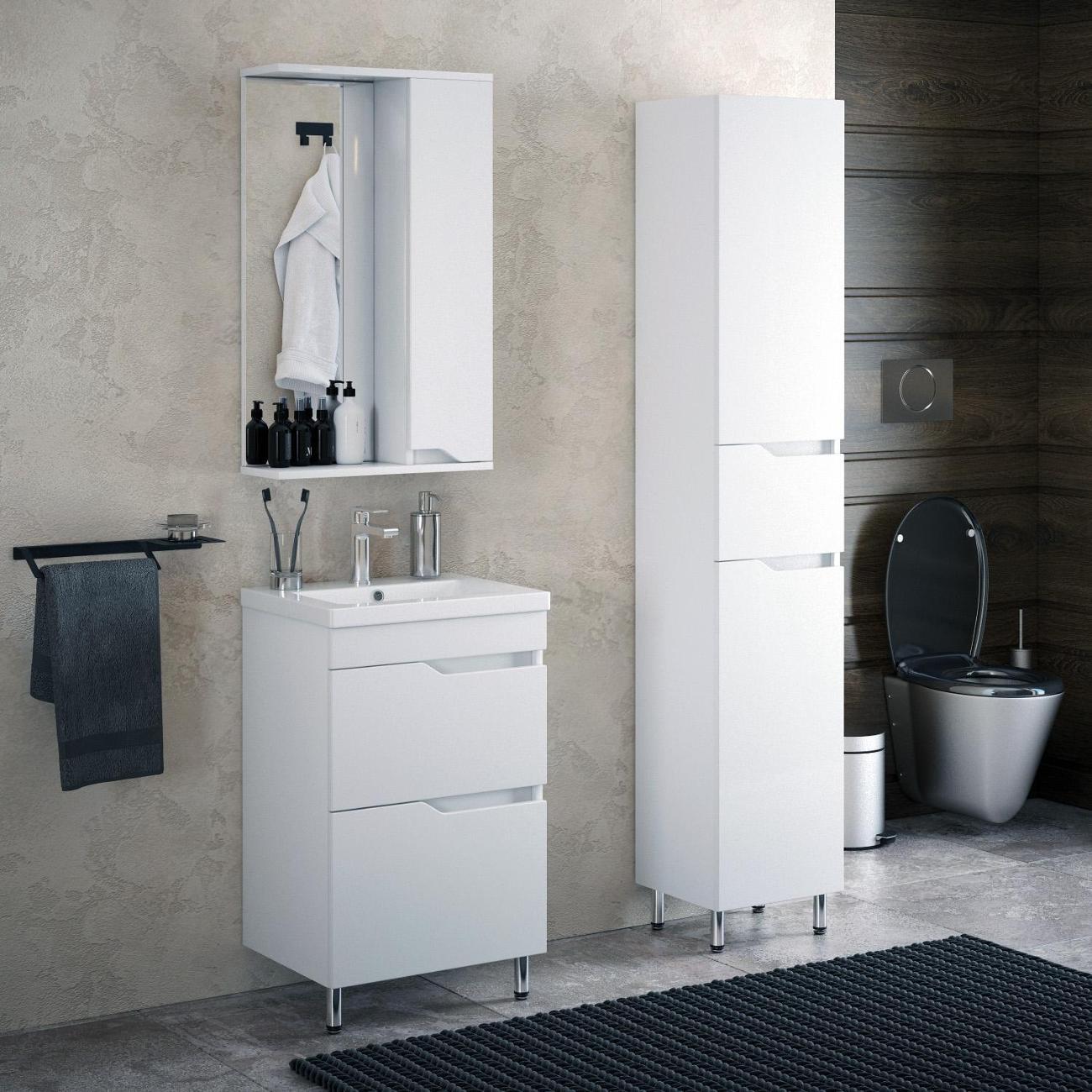 Шкаф для ванной комнаты Corozo Теона 50