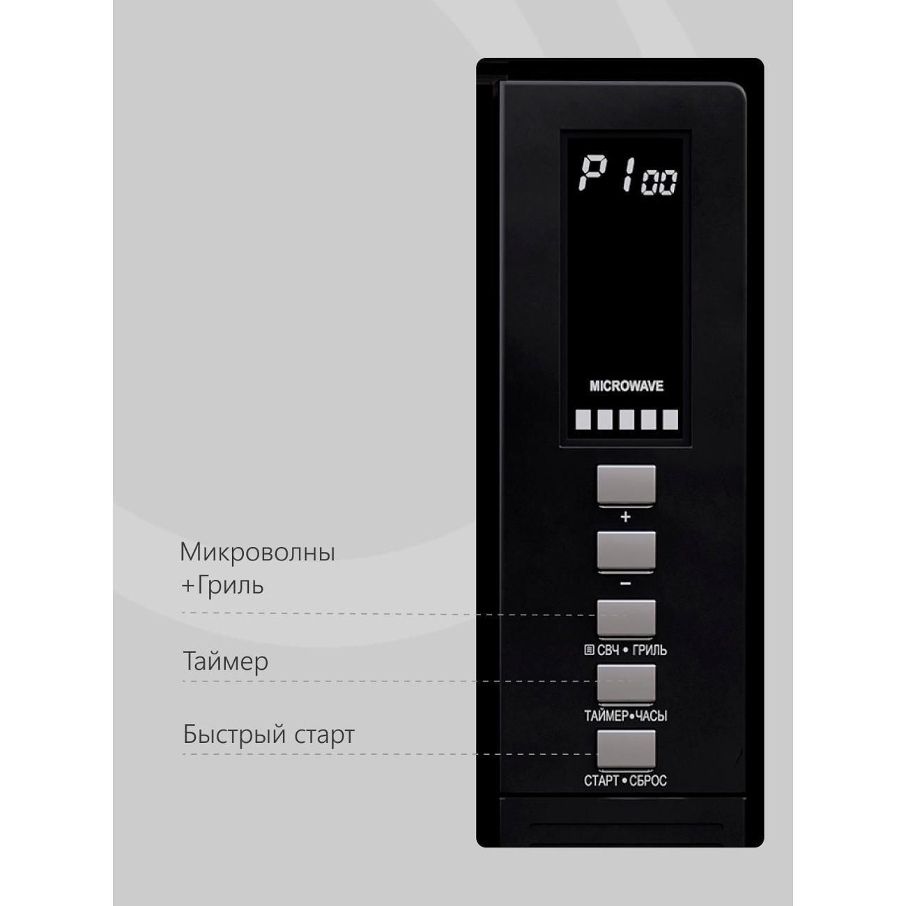 Встраиваемая микроволновая печь Krona LAUNE 60 S K