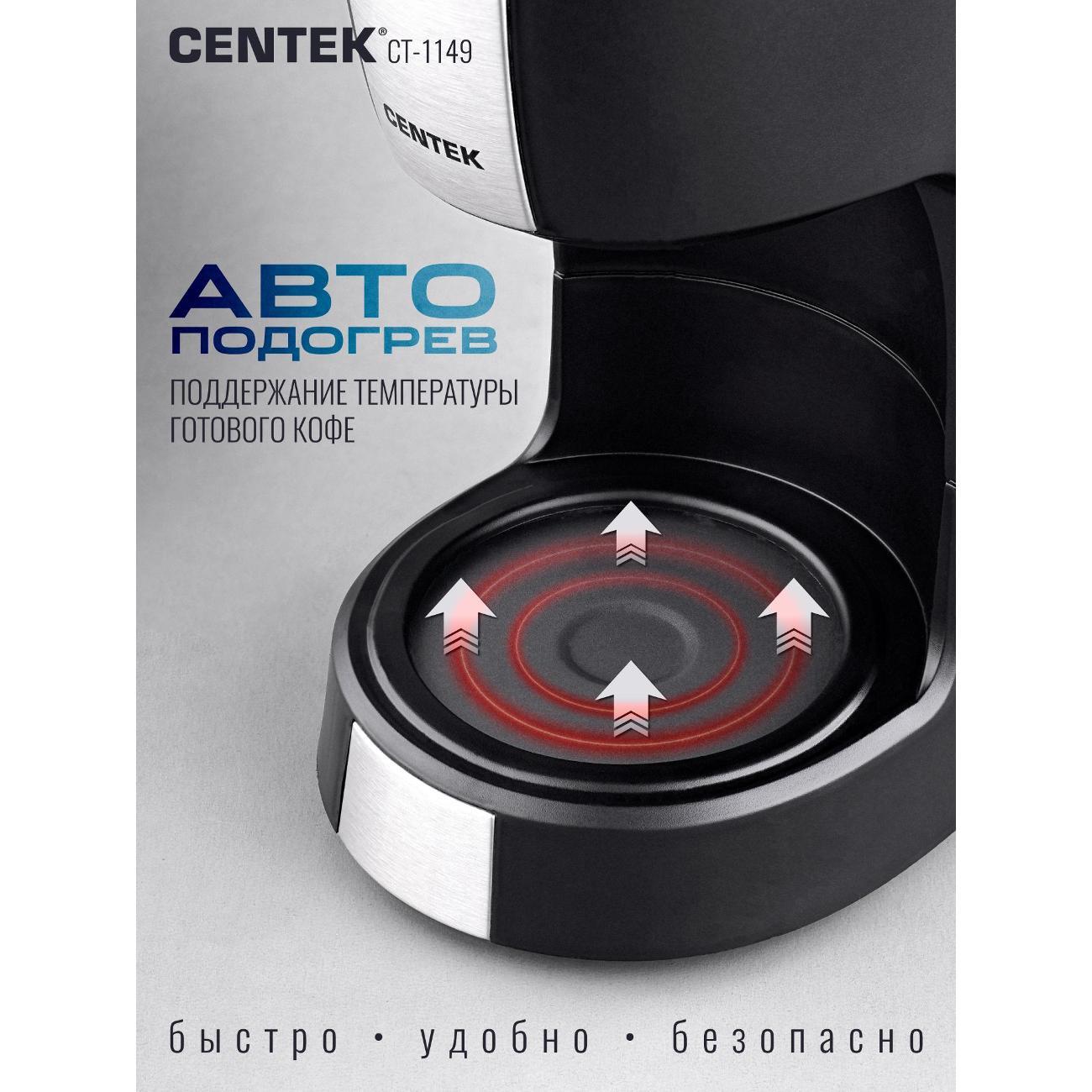 Кофемашина капельного типа Centek CT-1149
