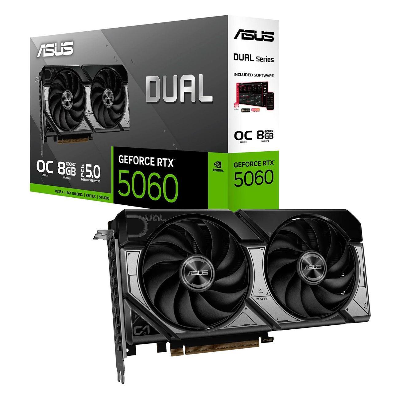 Видеокарта ASUS GeForce RTX 5060 OC 8Gb