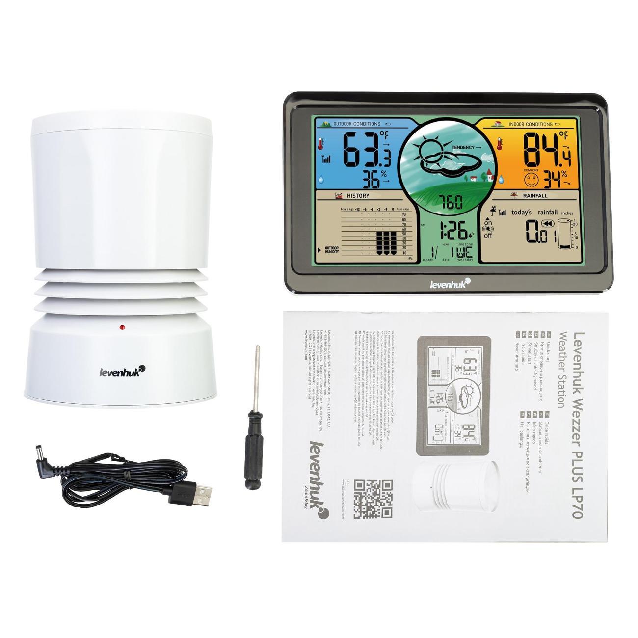 Метеостанция Levenhuk Wezzer PLUS LP70