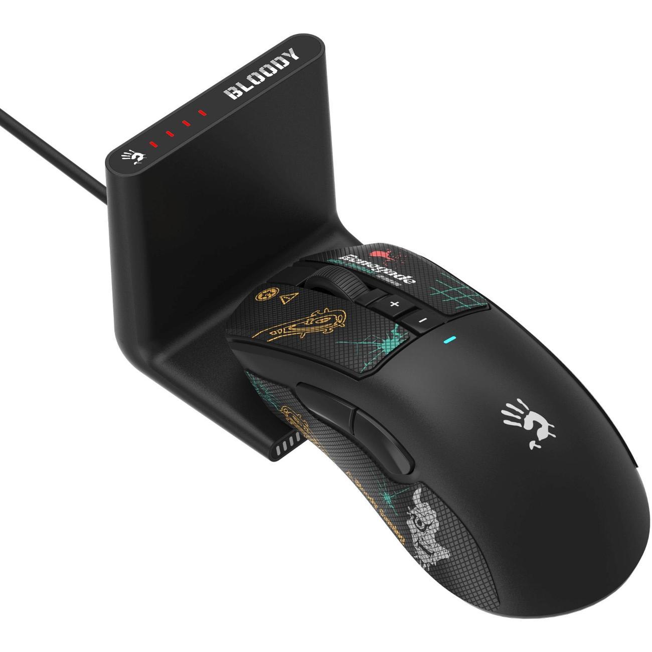 Мышь беспроводная A4Tech R73 ULTRA DUO BLACK