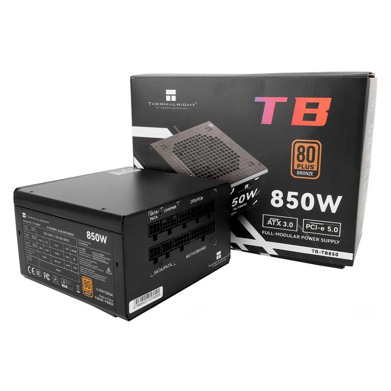 Блок питания Thermalright 850W Bronze ATX 3.0 (TR-TB850)