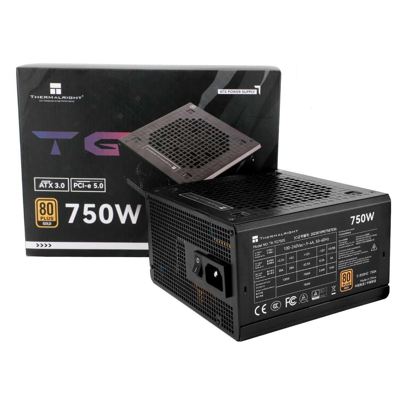Блок питания Thermalright 750W Gold ATX 3.0 (TR-TG 750S)
