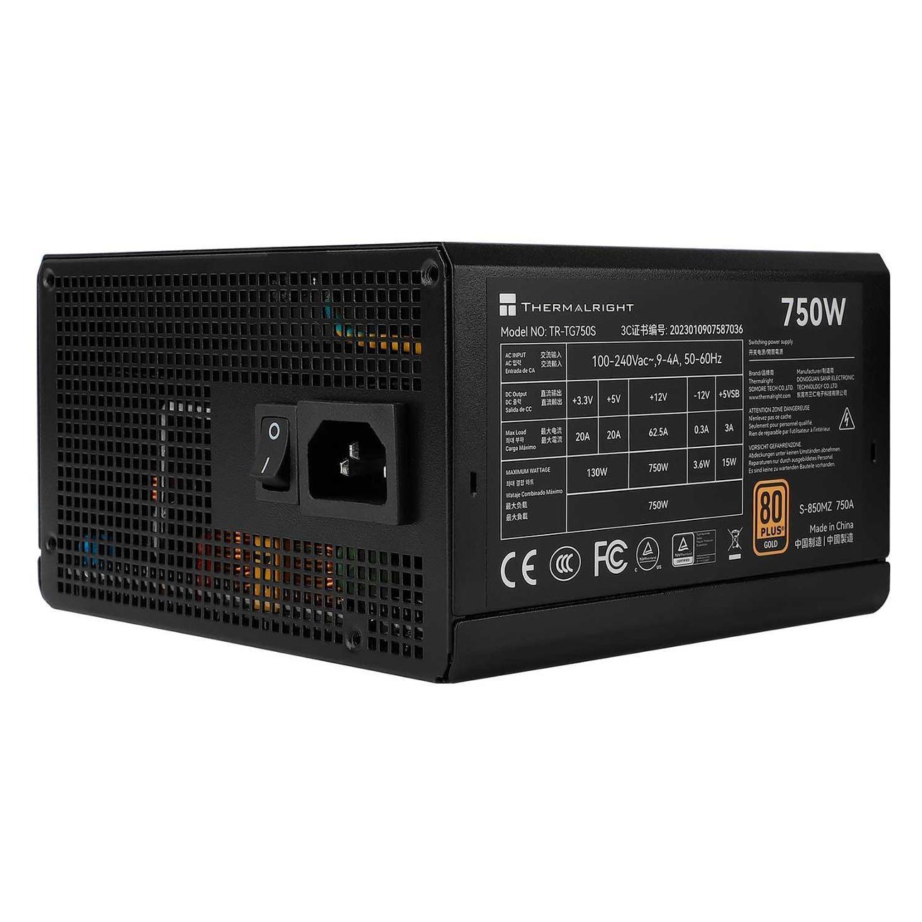 Блок питания Thermalright 750W Gold ATX 3.0 (TR-TG 750S)