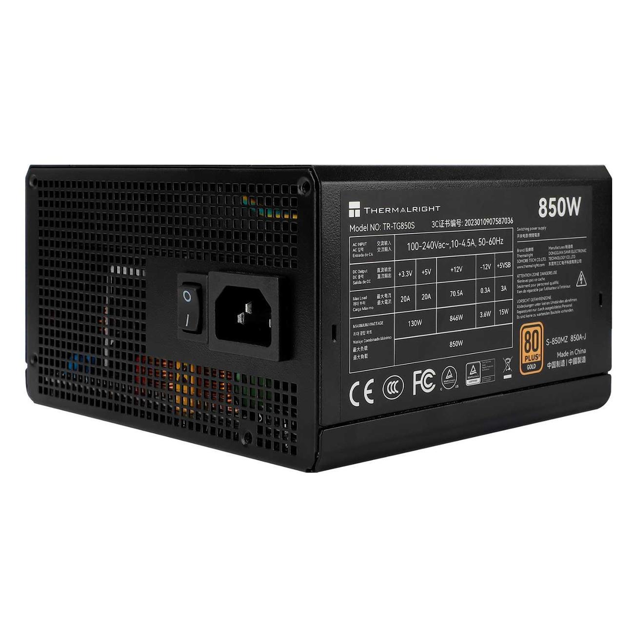 Блок питания Thermalright 850W Gold ATX 3.0 (TR-TG 850S)