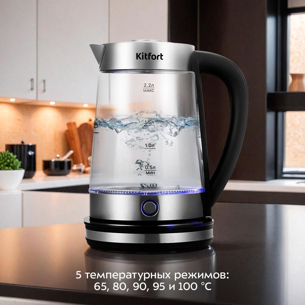 Электрочайник Kitfort КТ-6754
