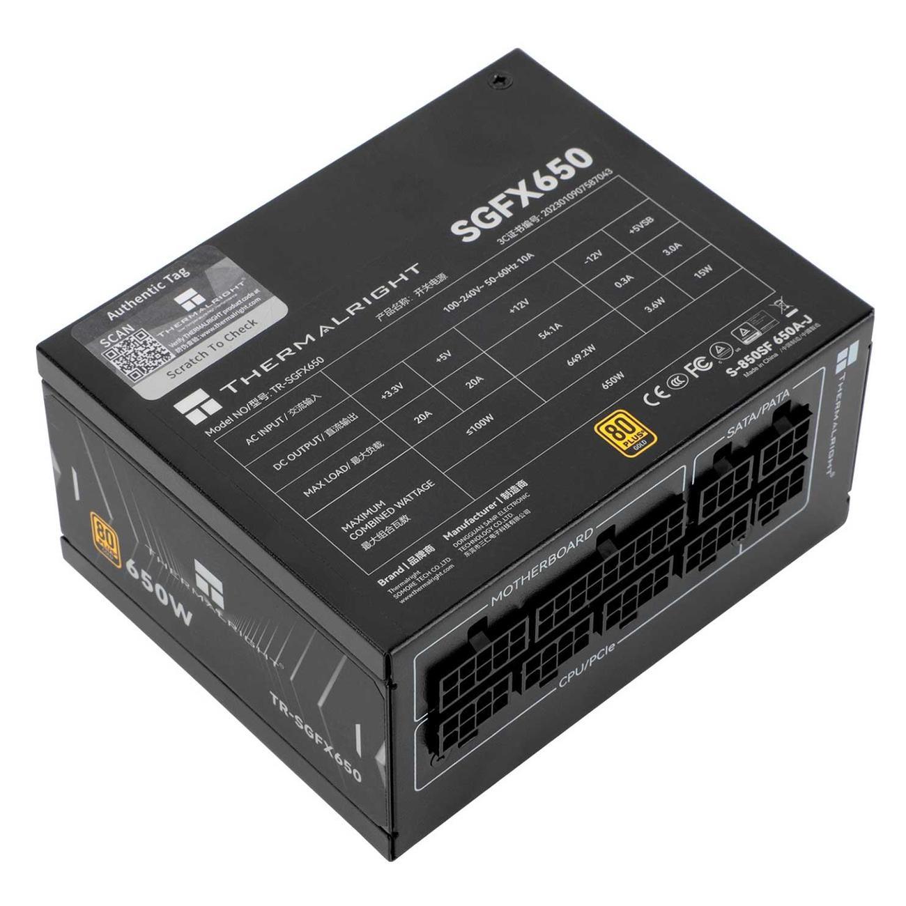 Блок питания Thermalright 650W Gold SFX 3.1 (TR-SGFX 650)