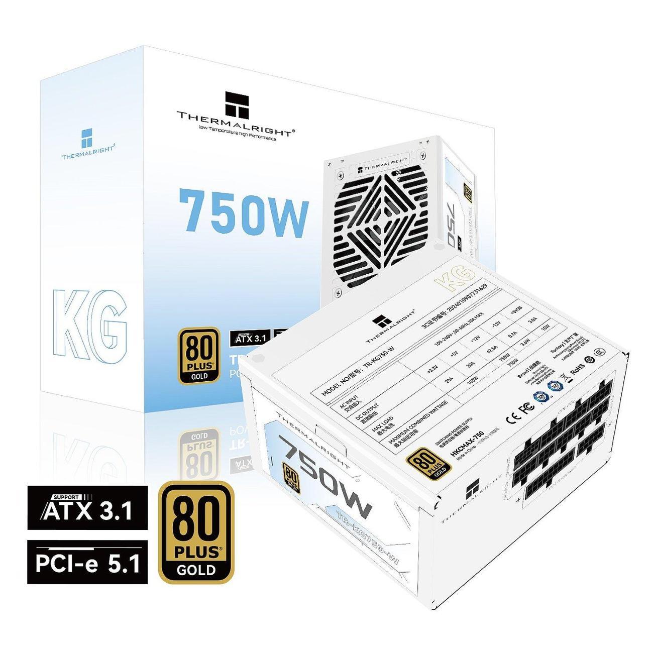 Блок питания Thermalright 750W Gold White (TR-KG750W)