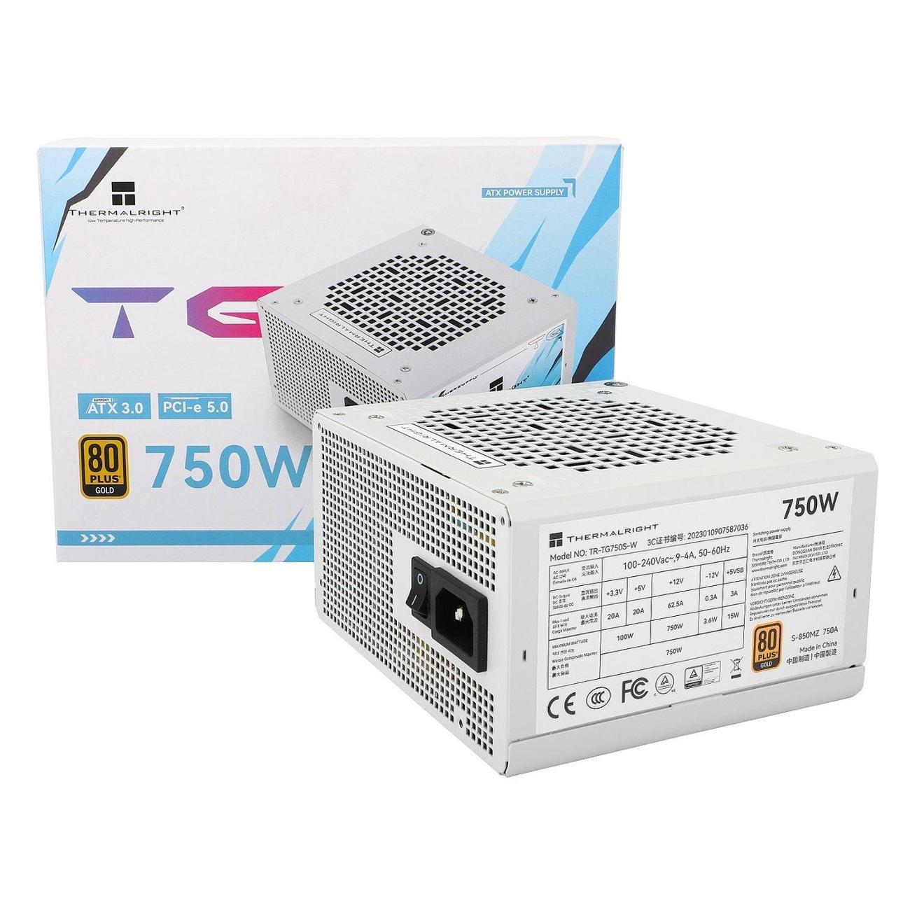 Блок питания Thermalright 750W Gold White (TR-TG750S-W)