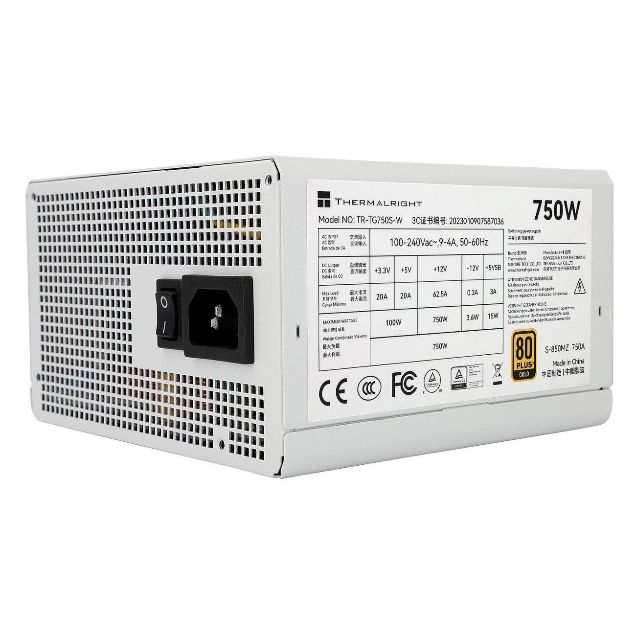 Блок питания Thermalright 750W Gold White (TR-TG750S-W)